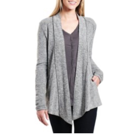 Kuhl Sweaters - Kuhl Womens Nova Wrap Gray Sz XL